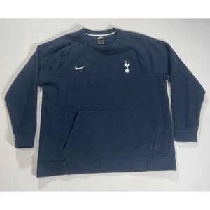 NIKE Crew Neck Sweatshirt TOTTENHAM HOTSPURS FOOTBALL CLUB Soccer‎ Size XL Navy